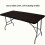 (243x76cm, black) Πλενόμενο πτυσσόμενο προστατευτικό υφάσματος τραπεζιο 1