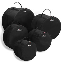 Tiger 5-Piece Drum Bag Set – Lightweight and Durable 600D Nylon – Black