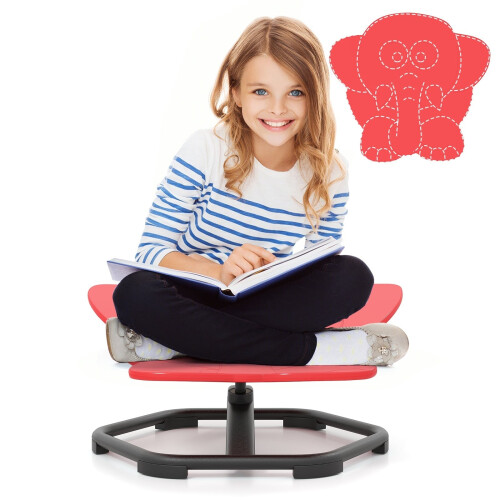 Kinderstoel met 360 sensorische draaifunctie, ontwerp van Red Elephant. 1