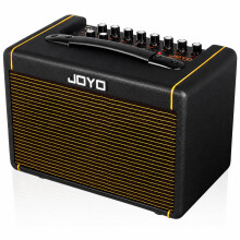 JOYO 20W Acoustic Guitar Amp Battery-Powered Portable Stereo Amplifier with Bluetooth, Reverb/Delay/Chorus Effects, Mic and Guitar Input, USB-C Record