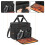 PGmoon 9-Slot Wireless Microphone Case – PE Foam, Shoulder Strap, Black 4