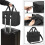 PGmoon 9-Slot Wireless Microphone Case – PE Foam, Shoulder Strap, Black 5