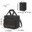 PGmoon 9-Slot Wireless Microphone Case – PE Foam, Shoulder Strap, Black 6