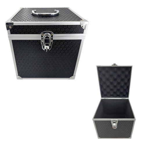 ROC Cases Vinyl Record Storage Case, 7" Singles, Lockable, 220x220x220mm