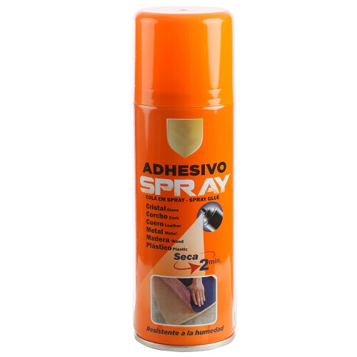 Spray adesivo multiusos permanente, resistente à humidade, 200 ml