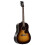 SONICAKE 41" Acoustic Steel-String Guitar, Solid Spruce Top, Sunburst 1