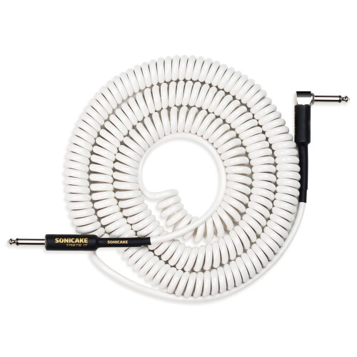 SONICAKE Coiled Guitar Cable 32 Feet/10M Instrument Cable