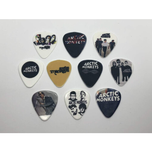 ARTIC MONKEYS Guitar Picks Set (10 picks/10 diferent designs)