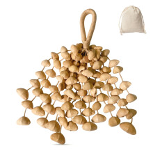 98ChaCha Natural Seed Shell Rattles for Sound Bath,Shell Shaker Instrument