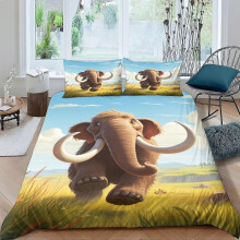 (King220x240cm) Σετ παπλωματοθήκης EKENOZ Mammoth 3 τεμαχίων για εκτύπωση 3D, σετ
