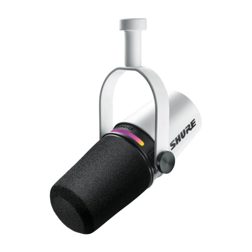 Shure MV7+-W - lectern/vocal microphone with XLR/USB-C connector  white