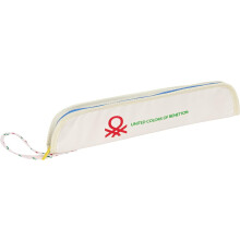 BENETTON Topitos, porta flautas e acessórios, alta resistência, 37x2x8 cm, branco roto