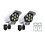 (2Pcs) 1 τεμάχιο εξωτερικού χώρου ηλιακά φώτα 77 led PIR αισθητήρα κ 1