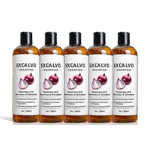 (5PCS) 1-5x Σαμπουάν - Σαμπουάν Excalvo με έλαιο δεντρολίβανου & εκχύλισ