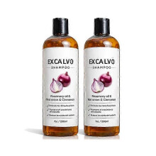 (2PCS) 1-5x Σαμπουάν - Σαμπουάν Excalvo με έλαιο δεντρολίβανου & εκχύλισ