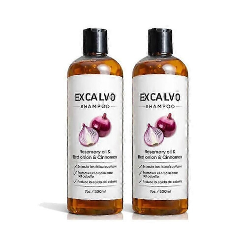 (2PCS) 1-5x Σαμπουάν - Σαμπουάν Excalvo με έλαιο δεντρολίβανου & εκχύλισ