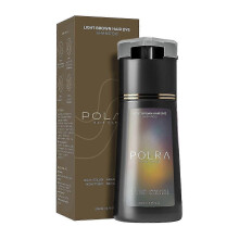 (Light brown) Polar haarkleurshampoo, Polar haarverzorging snelwerkende haarkleurshampoo, natuurlijk
