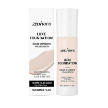 (Light) Podkład zmieniający kolor Luxe Color Changing Foundation 30 ml, formuła termiczna, natychmiastowo dopasowuje