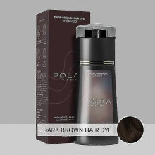 (Dark brown) Polar haarkleurshampoo, Polar haarverzorging snelwerkende haarkleurshampoo, natuurlijk