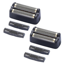 (Black) Paquete de 2 láminas y cuchillas de repuesto para afeitadora BaBylissPRO FXONE Double Foil Stick |