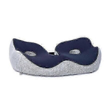 (navy blue) Ergonomic Buttocks Cushion Hemorrhoid Seat Pad Tailbone Pressure Relief Memory Foam Support Soft Back