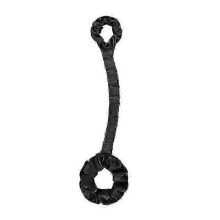 (Black) Arricciacapelli multifunzione in raso senza calore e elastico per capelli, bigodino arricciacapelli