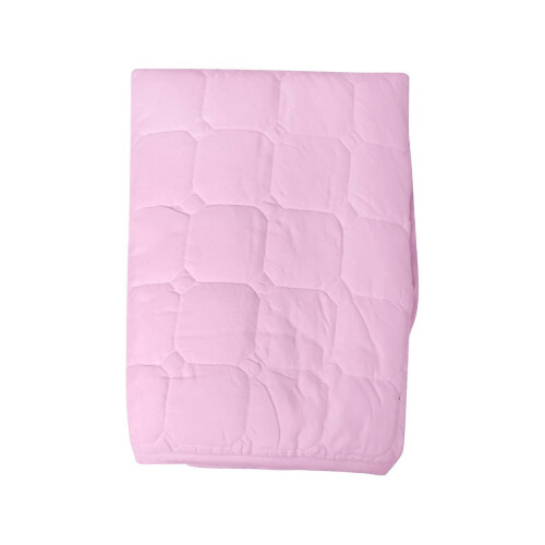 (Pink) Κάλυμμα στρώματος για κρεβάτι μασάζ με τρύπα, μαξιλάρι