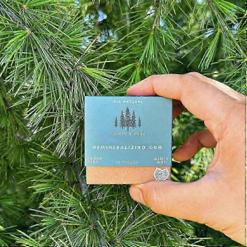(blue-4pcs) Φυσική τσίχλα αναπλήρωσης μετάλλων με οργανική ξυλιτό 2