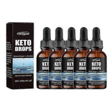 (5) 1-5x Keto Drops Lichaamsbehandeling, geschikt voor Keto Drops Lichaamsbehandeling 30ml