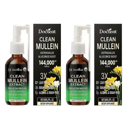 (2pcs) 1-3 τεμάχια σπρέι καθαρισμού πνευμόνων Mullein - 3 φορές συμπυκνω