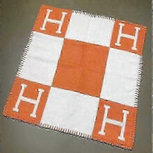 (Orange 45X45cm Only pillowcase) Nowa wełniana pled z kaszmiru w kratę, koce, poduszki, pościel na sofę, szal, prezent świąteczny ~~~~~