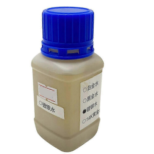 (Silver Solution) imitation gold Jewelry Plating Solution 14K 18K 24K Gold Plating Electroplating Liquid compatible with