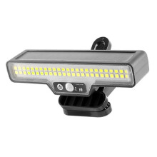 (White) Automaattinen aurinkoklipsivalo, integroitu liiketunnistus ja aurinkolataus, energiansäästö ja kätevä