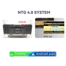 Draadloze CarPlay en Android Auto adapter, NTG 4.0, voor Mercedes-Benz met Bluetooth