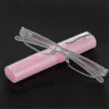 (Strength 3.50, B-pink) Ultradunne leesbrillen met metalen montuur voor mannen en vrouwen, draagbaar mini-ontwerp met etui.