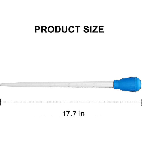 (Extendable, Blue) 50 ml τροφοδότης κοραλλιών μακριά σύριγγα, ενυδρείο μακριά 1