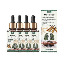 (4PCS) 1-5x Googeer suitable for Googeer Cordyceps Sinensis Extract Lung Cleansing Drops 30ml