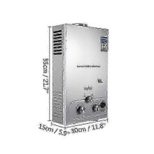 (8L) Podgrzewacz wody 6l/8l/10l/12l/16l/18l 36kw natychmiastowy podgrzewacz wody na gaz płynny ze stali nierdzewnej