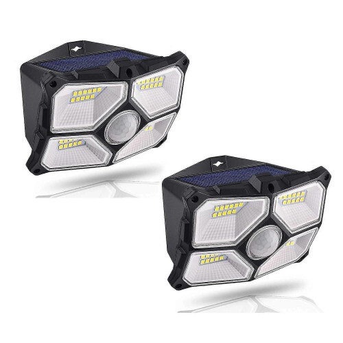 (4pcs) 2/4 τεμάχια 40 ηλιακά φώτα LED ευρείας γωνίας εξωτερικού χώ