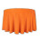 (Diameter 140CM, Orange) Rund polyesterduk för bröllopsfest i vit svart röd blå guld 1
