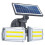 (42LED) Ηλιακή επιτοίχια λάμπα 42Led/80cob με διπλή περιστρεφόμενη 1