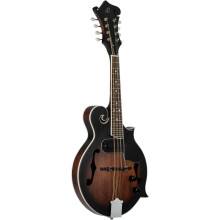 Ortega Mandolina eletroacústica Bluegrass F-Style Americana, abeto e olmo, acabamento acetinado whisky