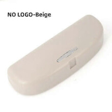 (NO logo beige) Autohouder voor zonnebrillen, brillendoos, brillenkoker voor BMW X1, X3, F25 en X5 (modellen 2013-2022)