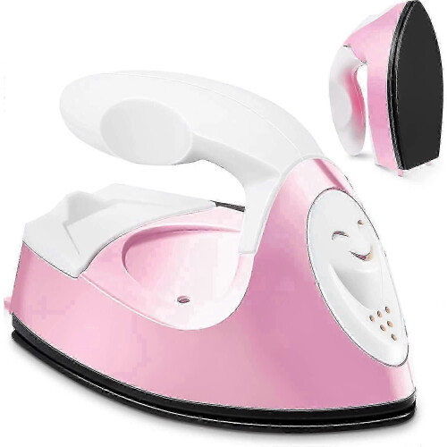 (Pink) Μίνι σίδερο χειροτεχνίας Μίνι πρέσα θερμότητας Μίνι σίδε