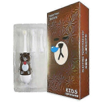(Coffe Bear) Barn Sonic Batteridriven Eltandborste Barn Barn För Tecknad Serie Automatisk Elektrisk Ultrafin