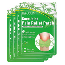 (4pcs, Knee) Wortelkruidpleister voor pijnverlichting bij spierverstuikingen, geschikt voor vrouwen en mannen.