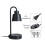 (110v, black) Λάμπα κηρού αρωματοθεραπείας με δυνατότητα ρύθμισης φ 3