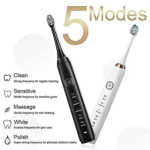 (White 8 Heads) \u200 Οδοντόβουρτσα Sarmocare S100 Sonic με 8 κεφαλές βουρτσίσματος, λε 2