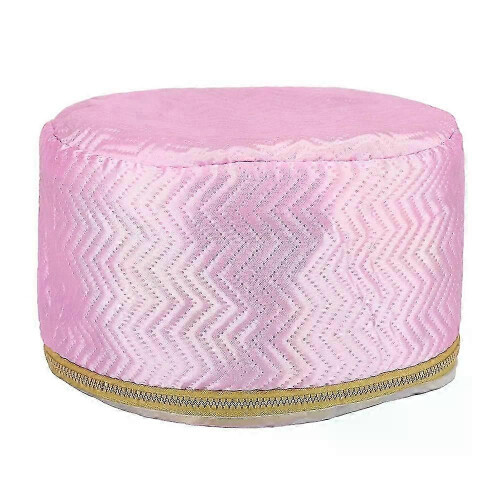 (EU PLUG-Pink 220V) Θερμική θεραπεία μαλλιών Σκουφάκι μαλλιών Θερμαινόμενος α