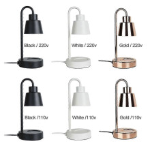 (220v, black) Aromaterapia Sulavavahalamppu Himmennettävä Yövalo Pöytäkynttilänlämmitin Lamppu